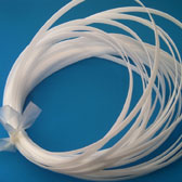 Halcsont 10x1,0 mm  széles plasztikus műanyag - WHITE (fehr)